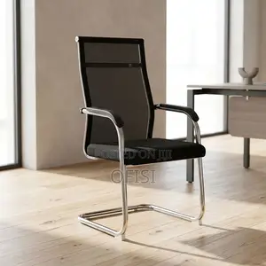 Office Chair; Ergonomic Mesh Waiting Room Chair