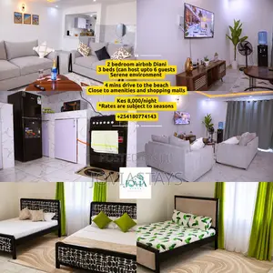 2 Bedroom Airbnb in Diani