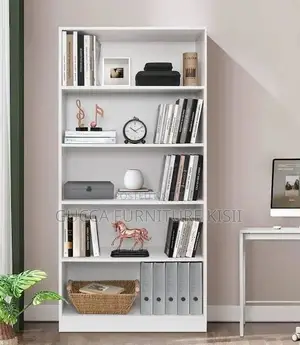 Customized 5 Tier Open Bookshelf for Home Office