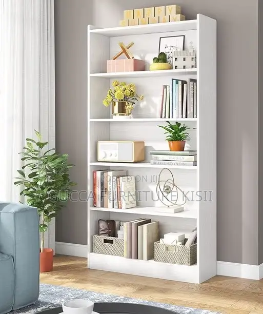 Customized 5 Tier Open Bookshelf for Home Office