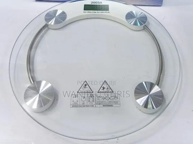 Improved Digital Glass Bathroom Scale - main view