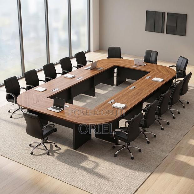 Office Table : 6M U-Shape Conference Table - thumbnail 8