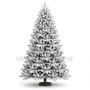 Snow Flocked Artificial Christmas Tree for Home Office 1.2 M