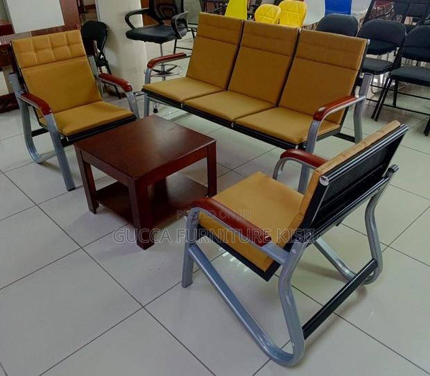 Modern Reception Waiting Sofa With Ergonomic Design - thumbnail 3