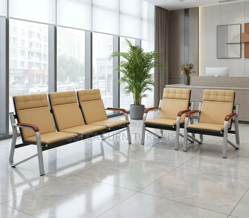 Modern Reception Waiting Sofa With Ergonomic Design