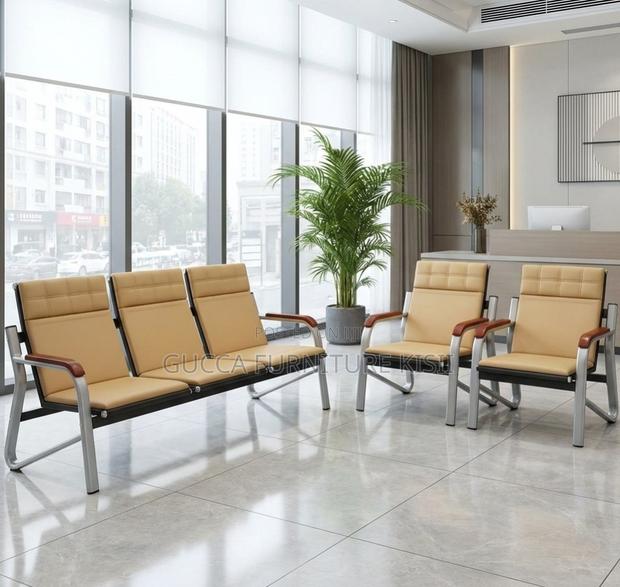 Modern Reception Waiting Sofa With Ergonomic Design - thumbnail 4