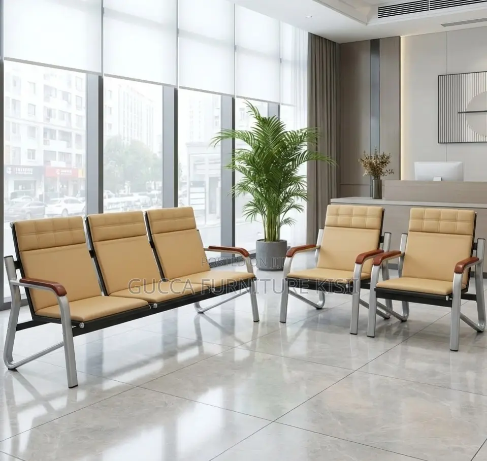Modern Reception Waiting Sofa With Ergonomic Design