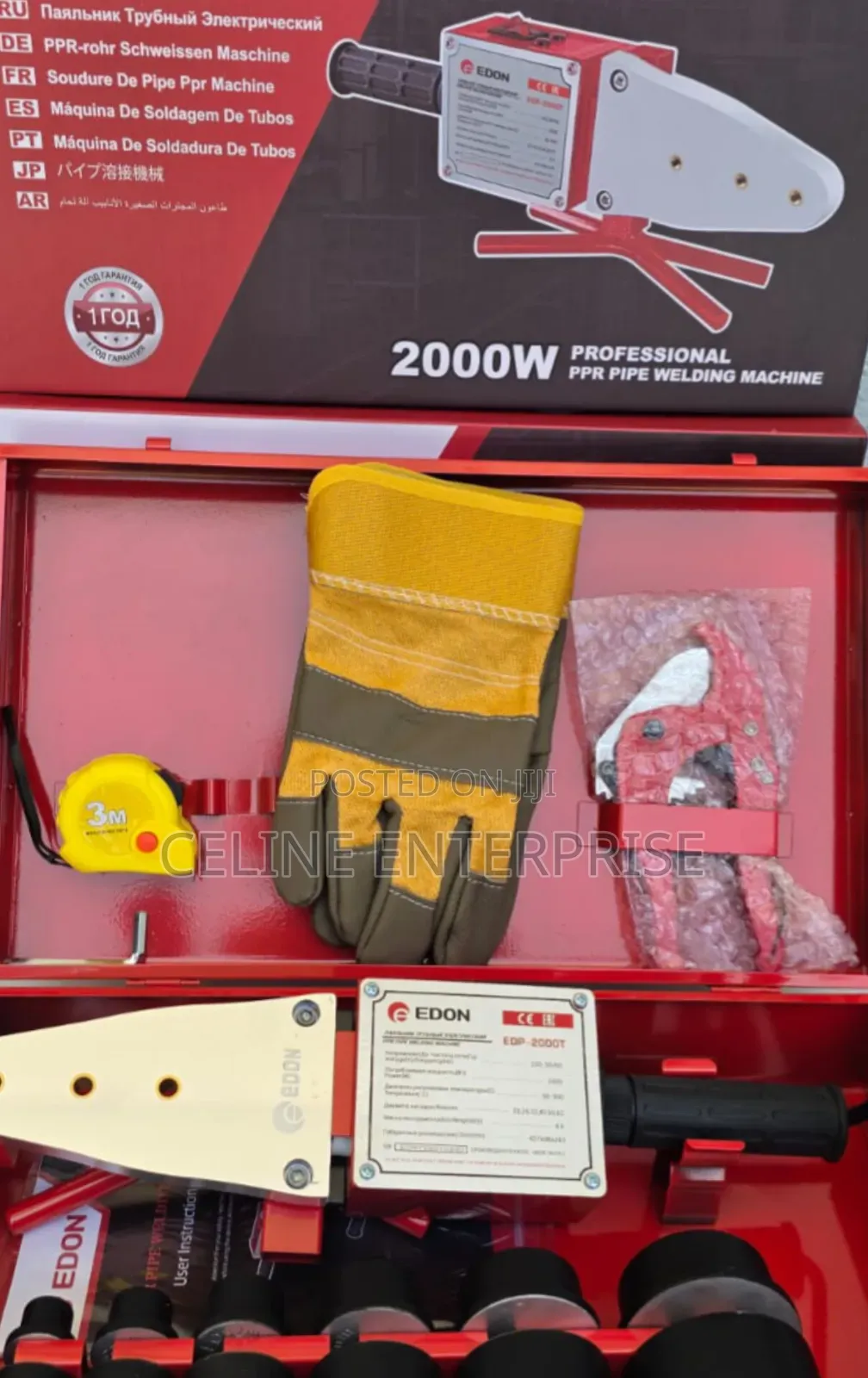 Edon Electric PPR Welding Kit 2000 Watts