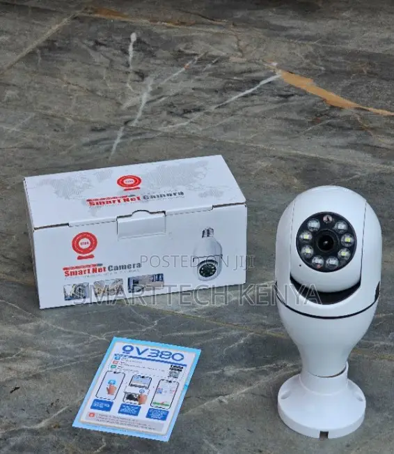 Single Lens WiFi Bulb Camera – Smart CCTV Security Camera