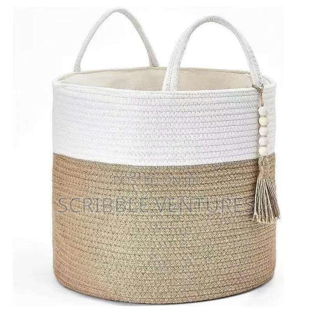Wooven Laundry Basket - thumbnail 2