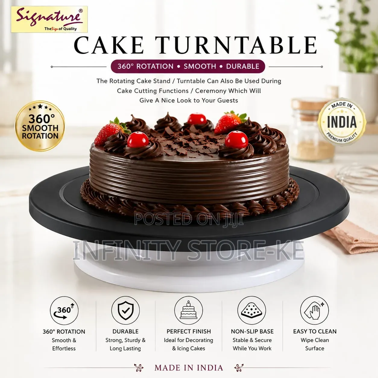 Signature Cake Turntable-28 Cm