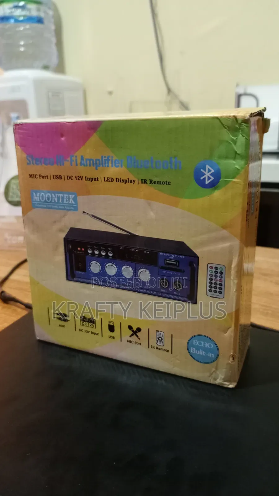 Moontek Stereo Hi-Fi Amplifier Bluetooth