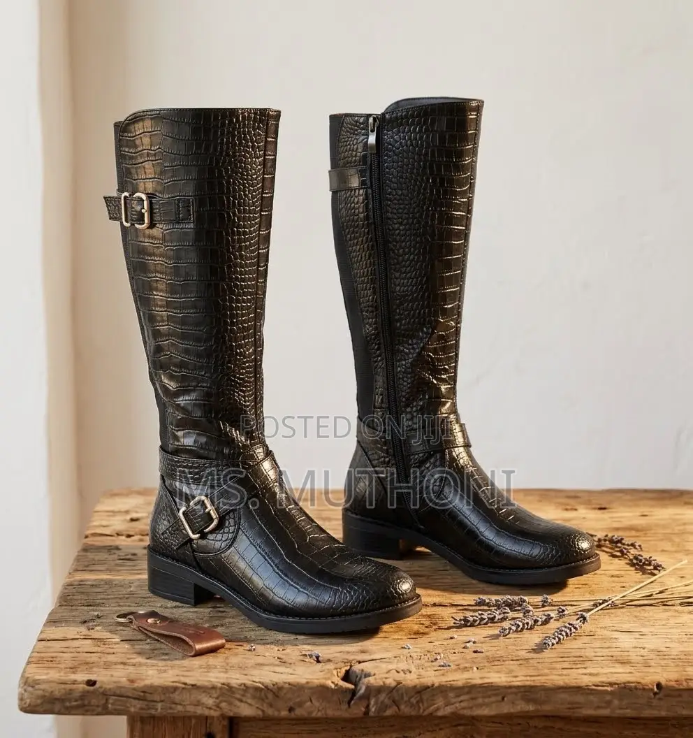 Side Zipper Knee-High Riding/Long Boots