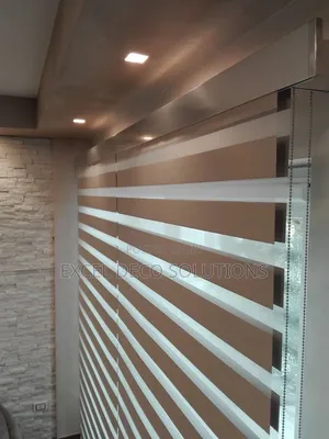 Modern Zebra Blinds for Corporate Apartments