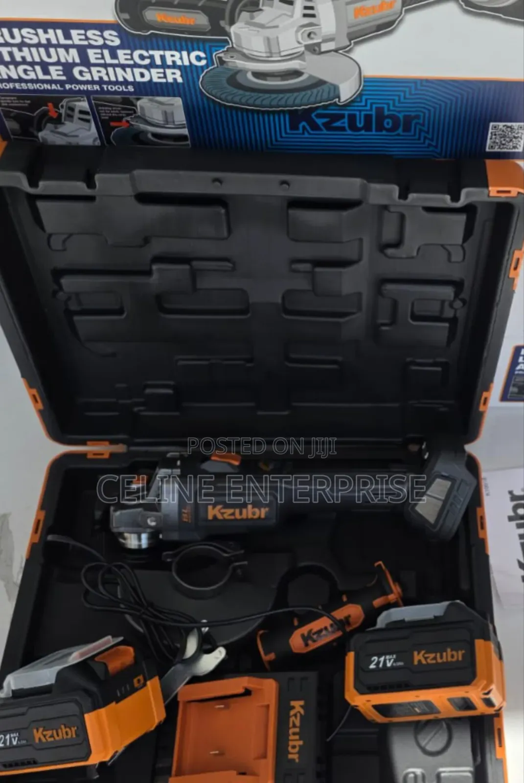 Kzubr Brushless Cordless Angle Grinder