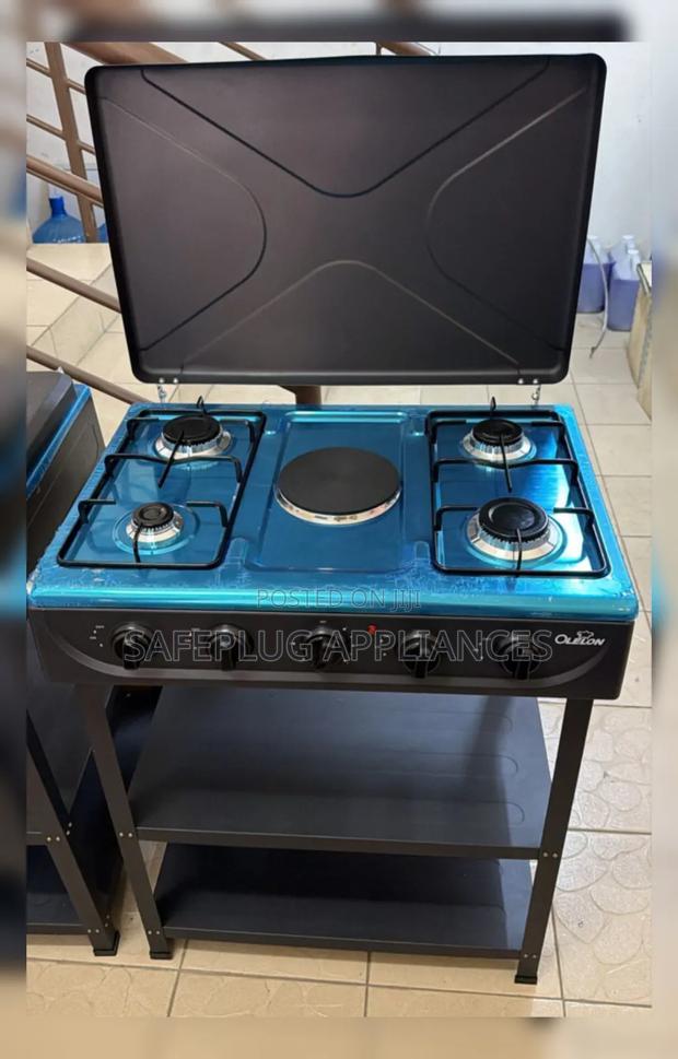 Olelon 4+1 Gas Cooker – Practical Kitchen Design - thumbnail 2