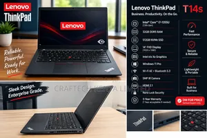 Laptop Lenovo ThinkPad T14s Gen 2 32GB Intel Core i7 SSD 512GB