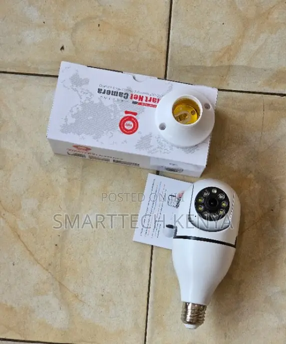 Single Lens Smart Bulb CCTV Camera – HD Wireless Camera
