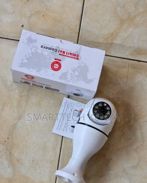 Smart CCTV Single Lens Bulb Camera – Wireless WiFi Security