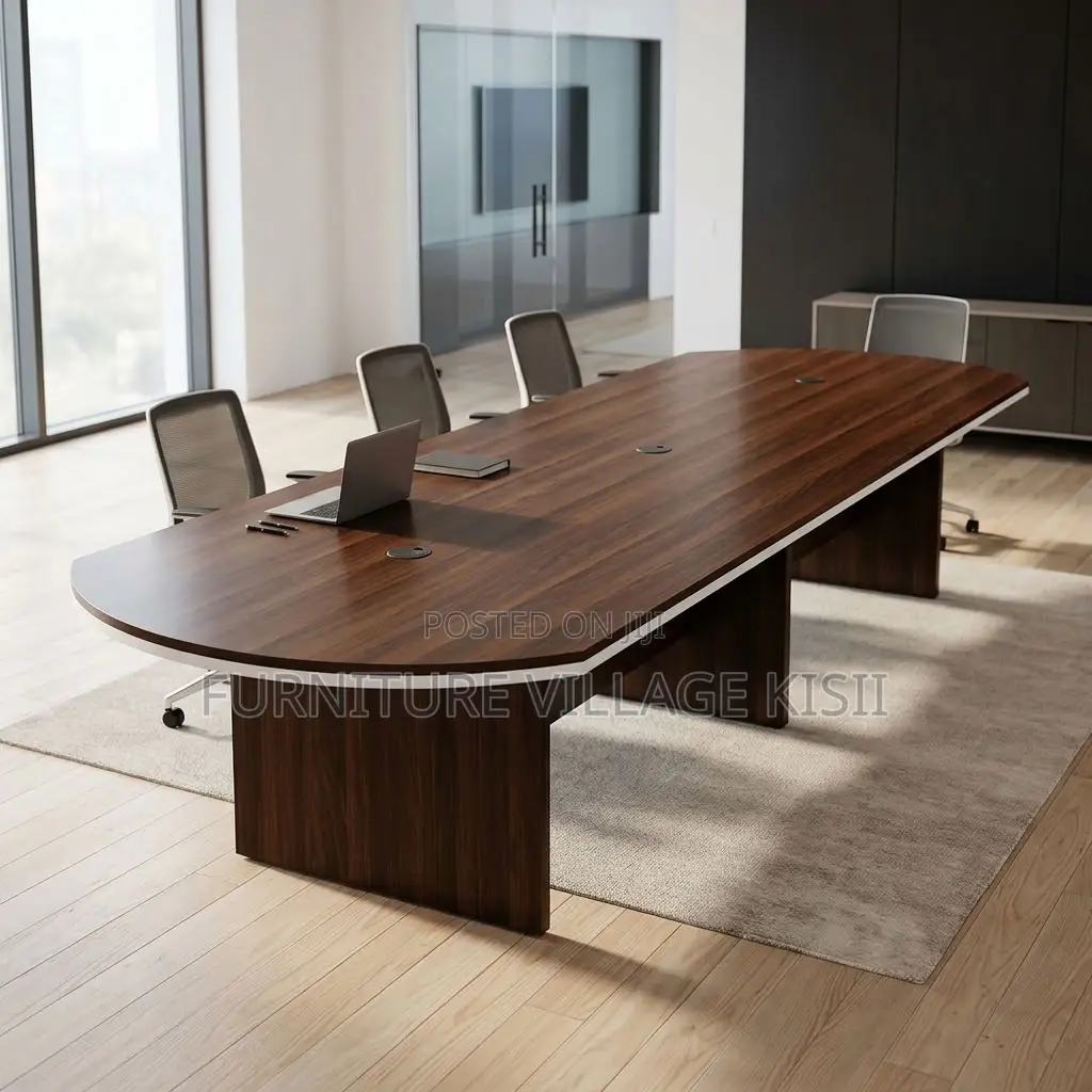 Dark Walnut Office Boardroom Table