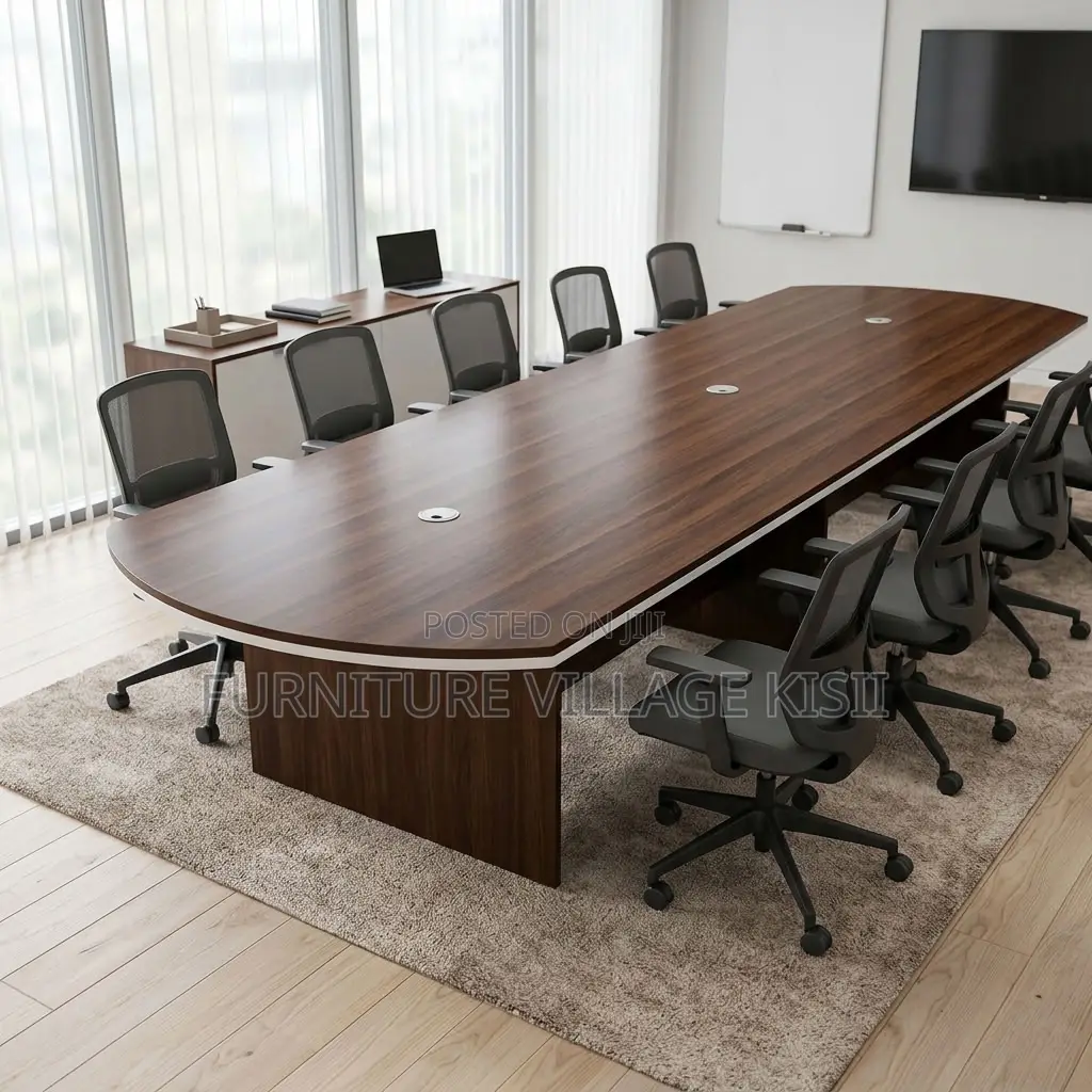 Dark Walnut Office Boardroom Table