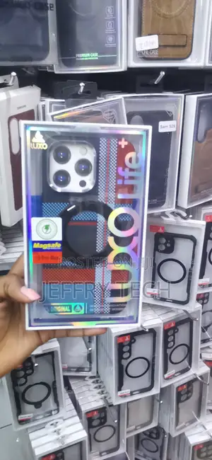 Carbon Fiber Tribal Magnetic Case With MagSafe for iPhone 15 Pro Max.