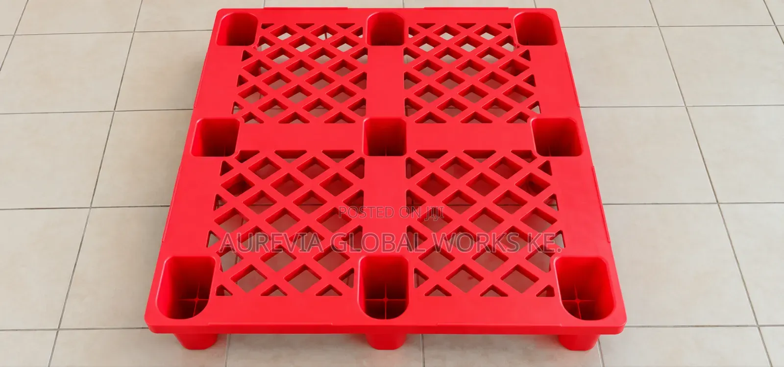 Transport Plastic Pallets Red
