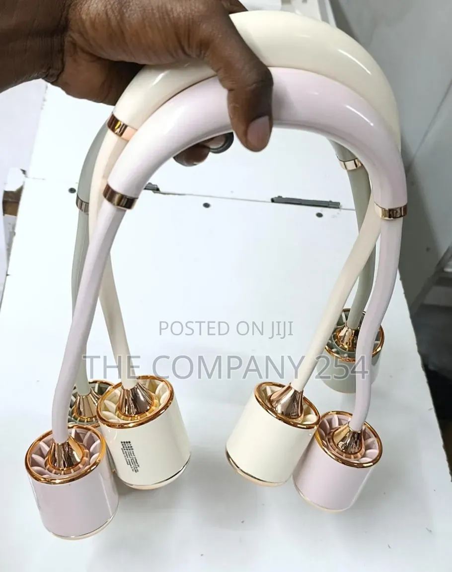 Gold Hanging Neck Small USB Fan