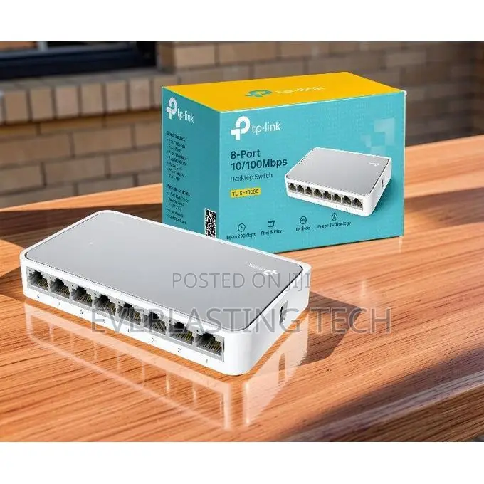 TP-Link TL-SF1008D 8-Port 10/100Mbps Desktop Switch