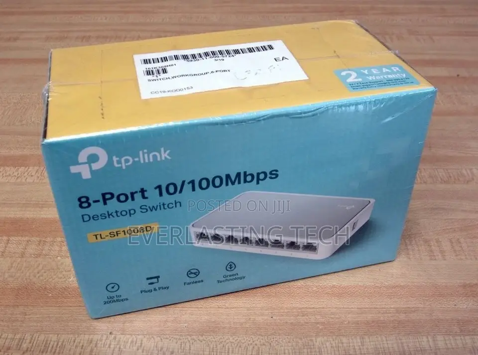 TP-Link TL-SF1008D 8-Port 10/100Mbps Desktop Switch