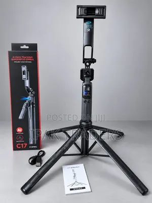 C17 AI Face Tracking Quadrapod Gimbal Tripod