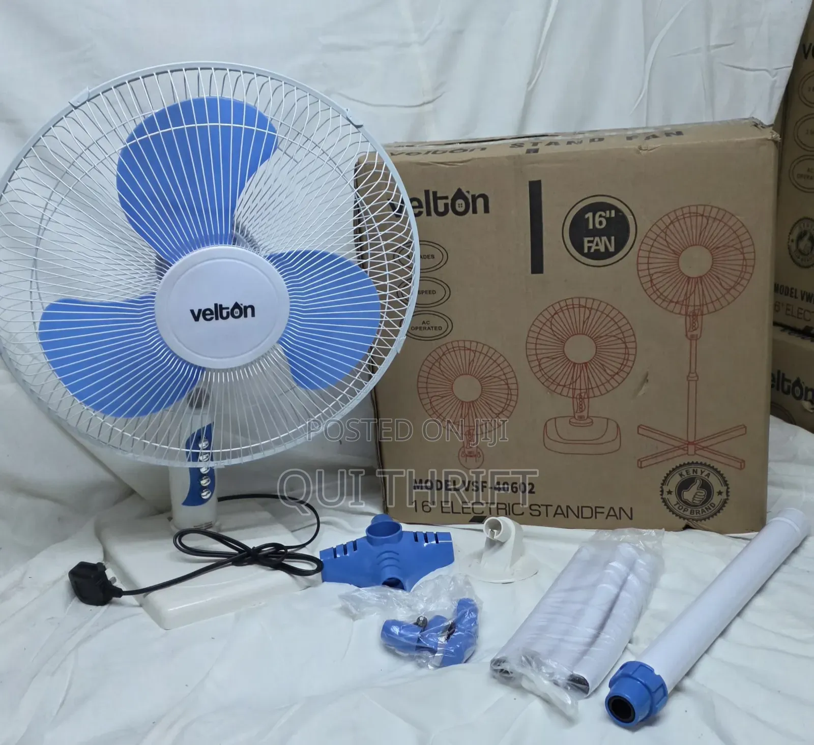 16" Electric Stand Fan/Velton Stand Fan