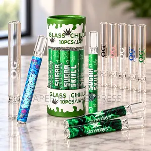 Og Chillum Smoking Glass Pipes Straight Design