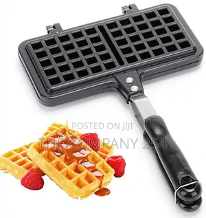 Non Stick Waffle Pan With Insulated Handle