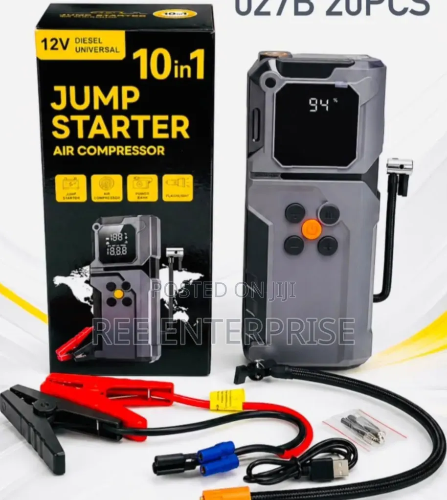 10 in 1 Multifunctional Jump Starter Kit