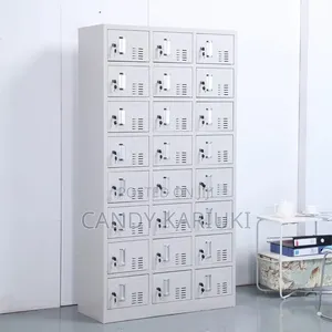 Locker Cabinet With 24 Individual Locker Compartments