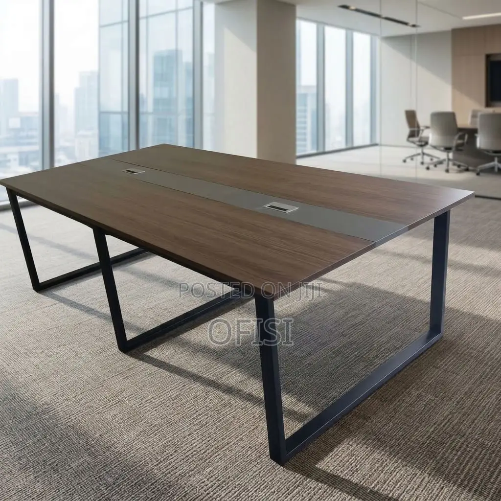 Boardroom Table; Modern 8-Seater Meeting Room Table