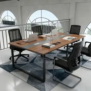 Boardroom Table; Modern 8-Seater Meeting Room Table