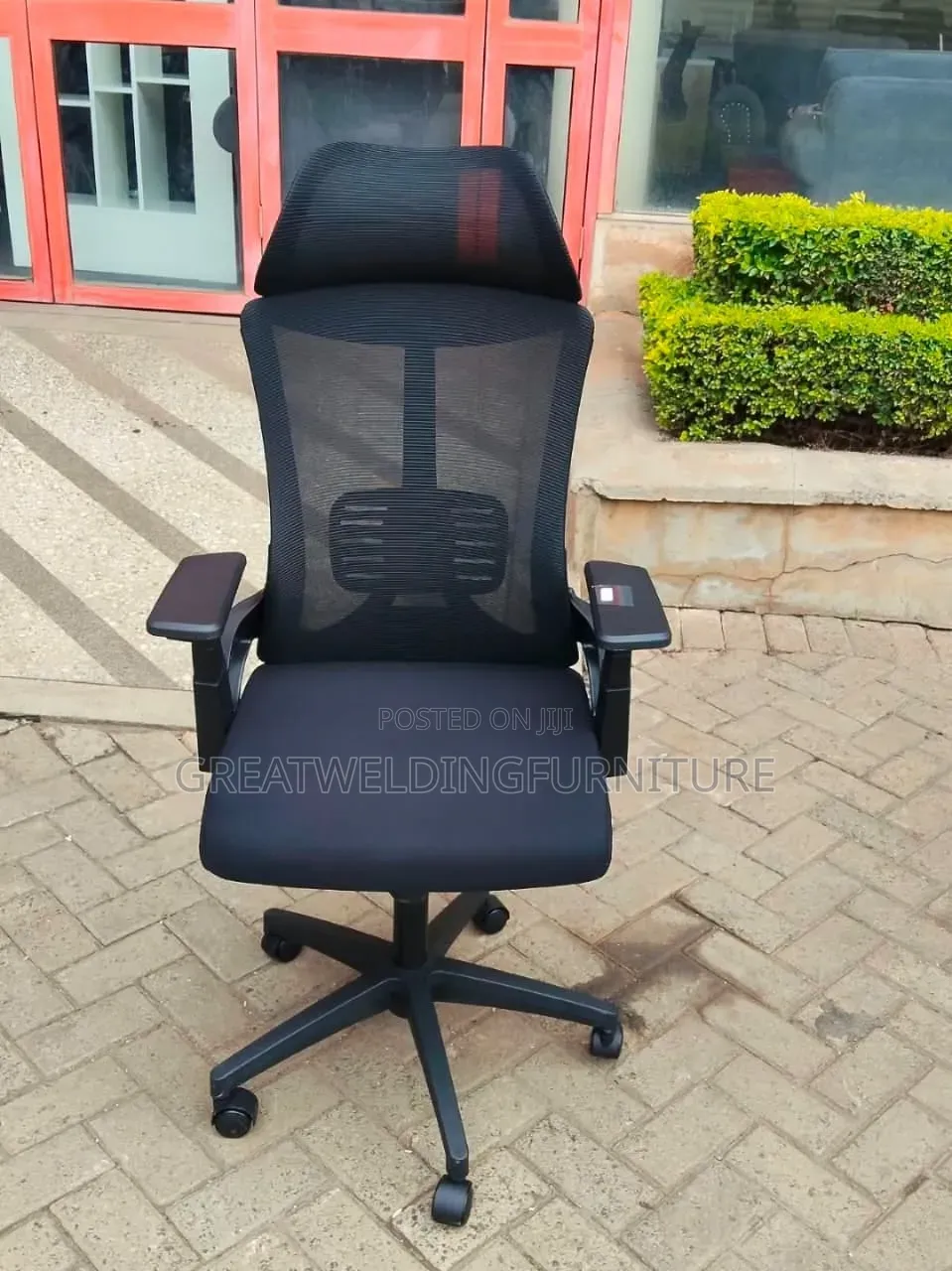 Black Ergonomic High-Back Leather Gaming and Office Chairs