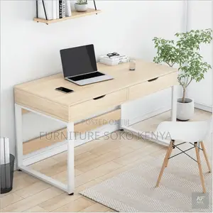 Modern Light Wood Study and Office Desk