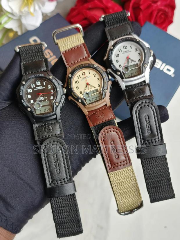 Casio Forester Illuminator. Available in Black & Brown. We Deliver! - main view