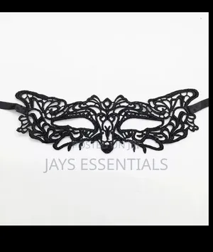 Black Masquerade Halloween Lace Face Masks