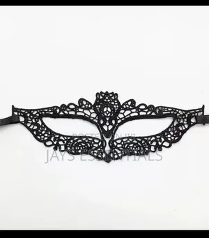 Black Masquerade Halloween Lace Face Masks