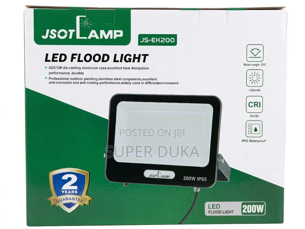 200W Outdoor Security Flood Light IP65 JSOT LAMP JS-EK200 Waterproof
