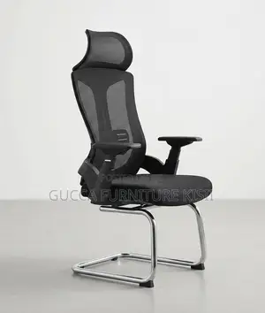 Mesh Ergonomic Waiting Chair With Adjustable Armrests