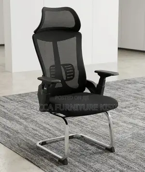 Mesh Ergonomic Waiting Chair With Adjustable Armrests