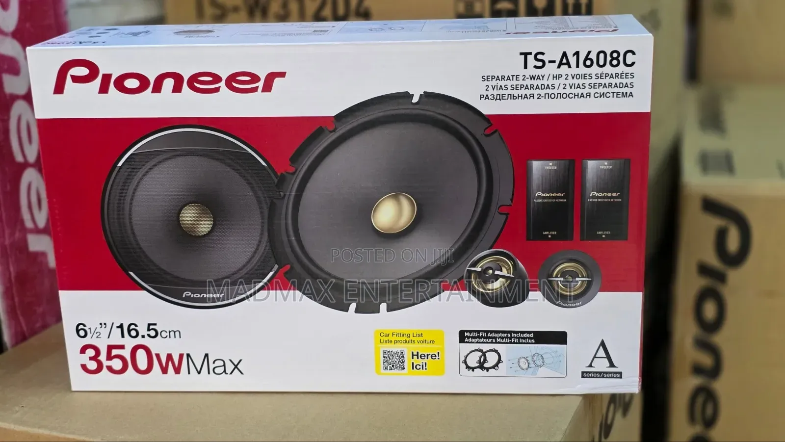 Pioneer Ts-A1608c Component Speaker