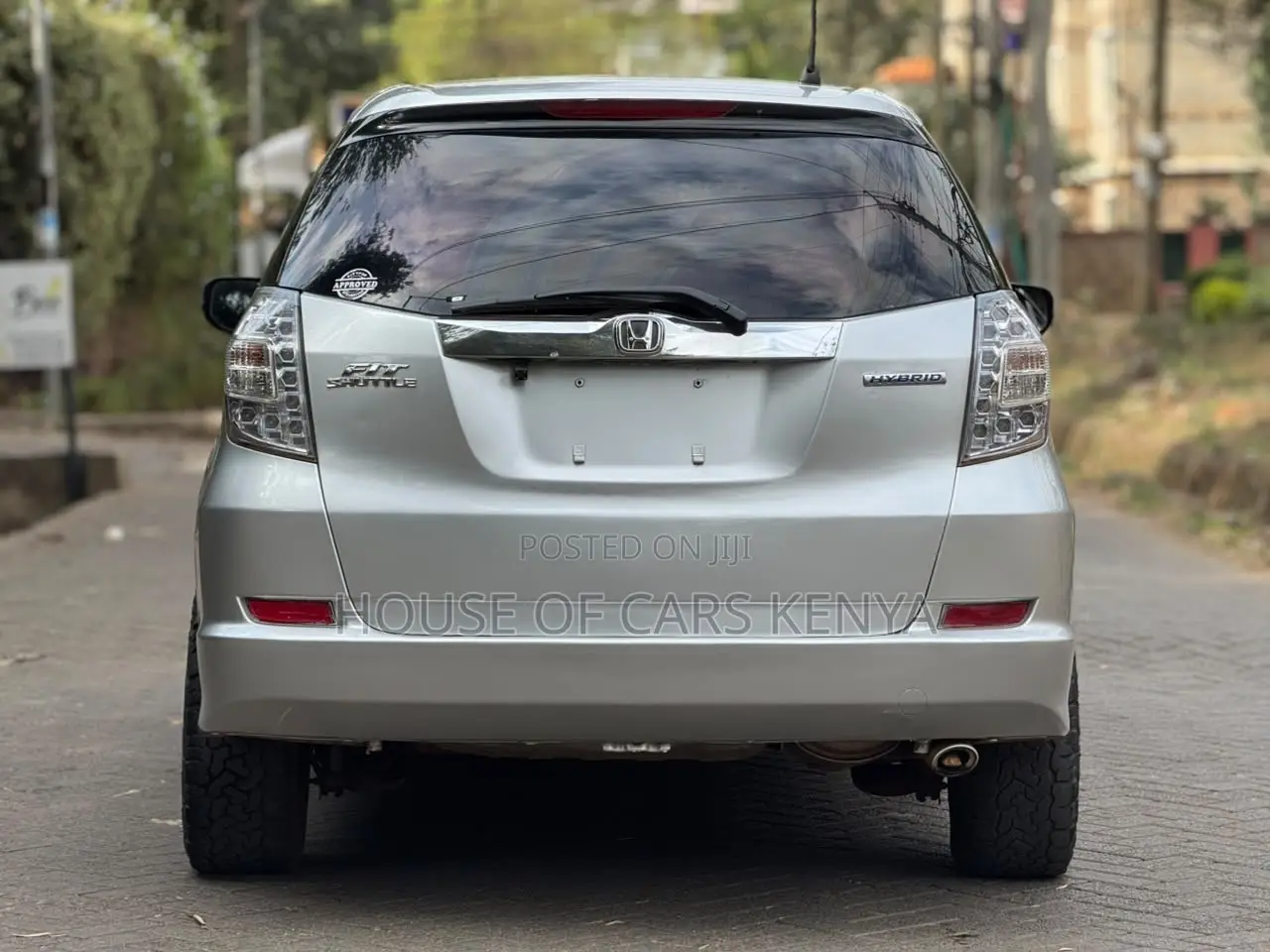 Honda Fit Shuttle 2012 Silver