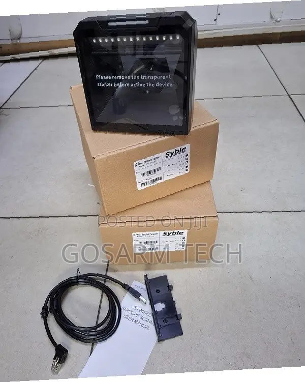New XB-8808G Barcode Reader – Table-Mount Scanner for Retail Counters