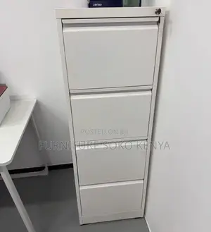 Storage Cabinet : 4-Drawer Metal Office Filing Cabinet